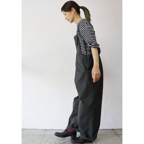 Brocante ブロカント　20sミニヘリンボンバンドルサロペット　#アイボリー、モカブラウン、ブラスト、ブラック