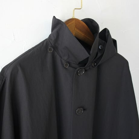 **再入荷** atelier naruse アトリエナルセ　コットンナイロンタフタフーデットコート　cotton nylon taffeta hooded coat