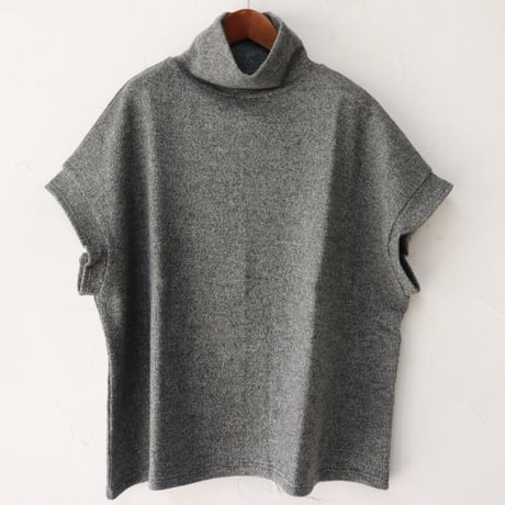 **TOPネイビーのみ再入荷** LinenYa リネンヤ　ハイネックニットベスト　#TOPネイビー、ネイビー、ブラウン　【送料無料】