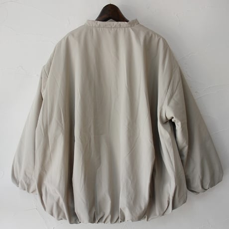 maomade マオメイド ヴィンテージツイルスタンドカラー中綿ジャケット　#ブラック、カーキ、オフグレー