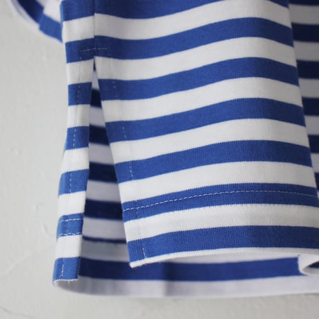 atelier naruse アトリエナルセ　コットンボーダーカットソー（半袖）｜cotton border cut&sewn（short sleeves）