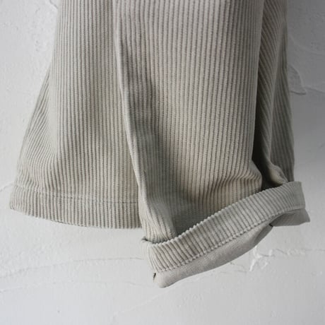 amne アンヌ　CORDUROY belterd bonito #Ivory 【送料無料】