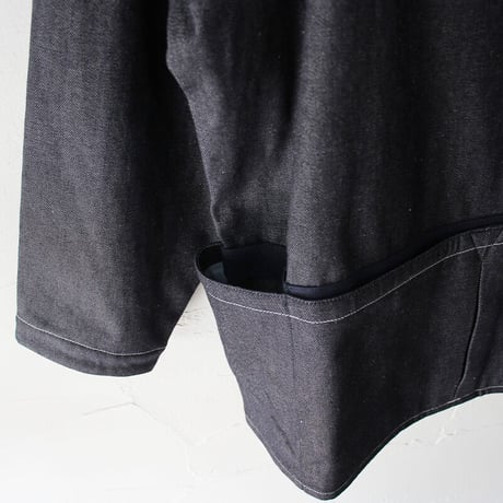 ASEEDONCLOUD アシードンクラウド HandWerker smock 起毛デニムスモック　#インディゴ【送料無料】