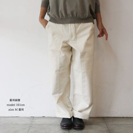 homspun ホームスパン　10ozデニムペインターパンツ　#生成り、ブルー