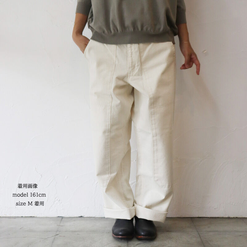 homspun ホームスパン 10ozデニムペインターパンツ #生成り