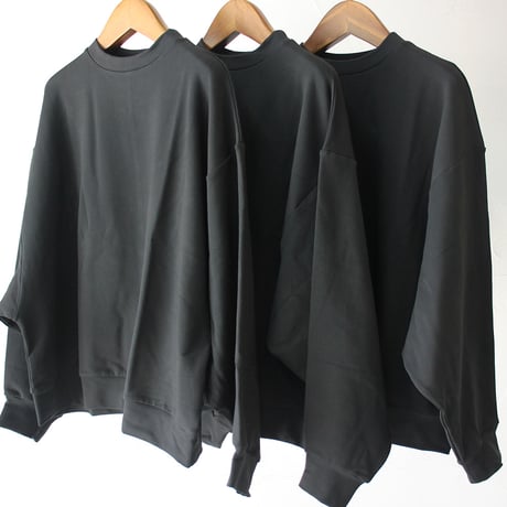 **再々入荷** Linenya リネンヤ ドルマントレーナー　#ブラック、セージ、ベージュ　【送料無料】