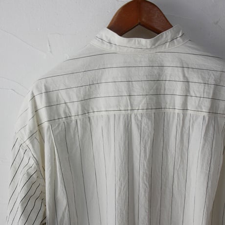 ARTE POVERA アルテポーヴェラ　コットンストライプMIXスタンドシャツ　【送料無料】