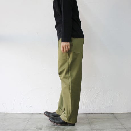 sasanqua by trees サザンカバイツリース　Backsatin Us army fatigue Pants バックサテンUSアーミーファティーグパンツ