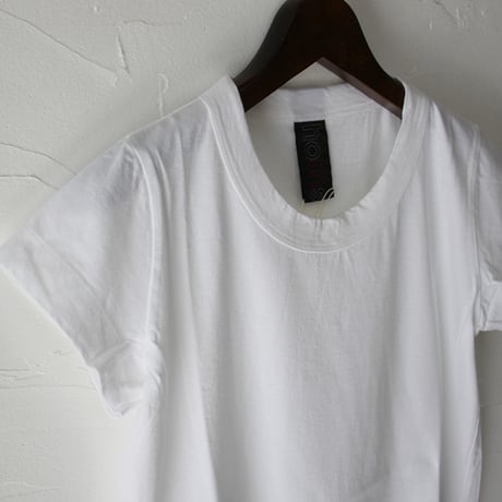 **2025春夏分到着**homspun ホームスパン　30/1天竺フレンチTシャツ　#サラシ、サックス、ダークグリーン、ブラック