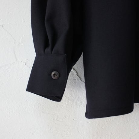 ASEEDONCLOUD　アシードンクラウド　pajamas wool Hyouryushi smock blouse #Navy 【送料無料】