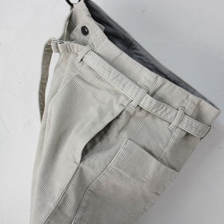 amne アンヌ　CORDUROY belterd bonito #Ivory 【送料無料】