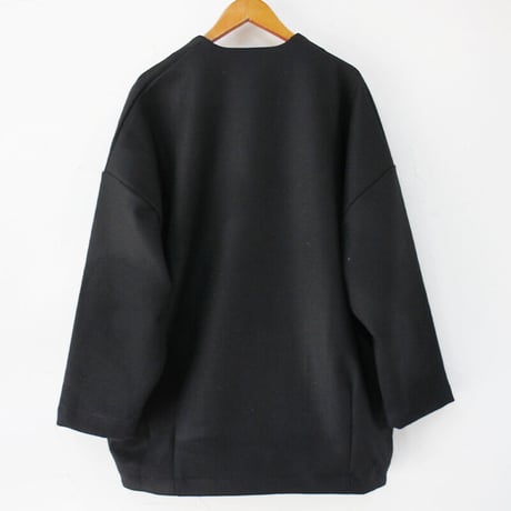 **メーカー在庫最終分再入荷** maomade マオメイド　ウールカシミアストレッチコクーンジャケット　#キャメル、ブラック