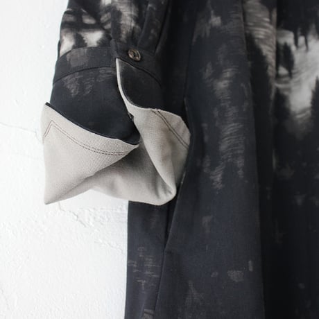 ASEEDONCLOUD アシードンクラウド　Fog forest denim Tea garden gown #black 【送料無料】