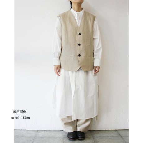 SUSURI ススリ　サービングベスト　#beige 【送料無料】