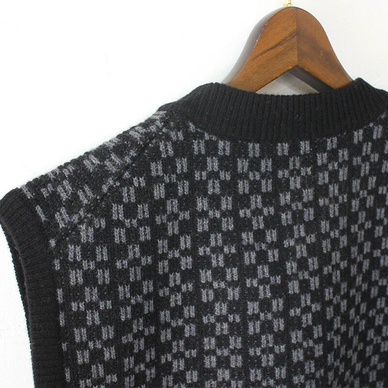 再入荷** homspun ホームスパン メリノウール前開きベスト 再入荷** homspun ホームスパン メリノウール前開きベスト