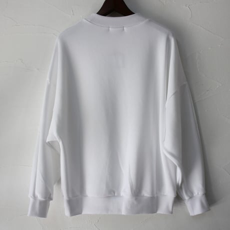 **ブラック再入荷** TRAVAIL MANUEL トラバイユマニュアル  ラスター裏毛ワイドスリーブスウェット　#ホワイト、ネイビー、ブラック　【送料無料】