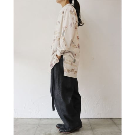ASEEDONCLOUD アシードンクラウド　Shepherd diary cloth Kigansai shirt #off white 【送料無料】