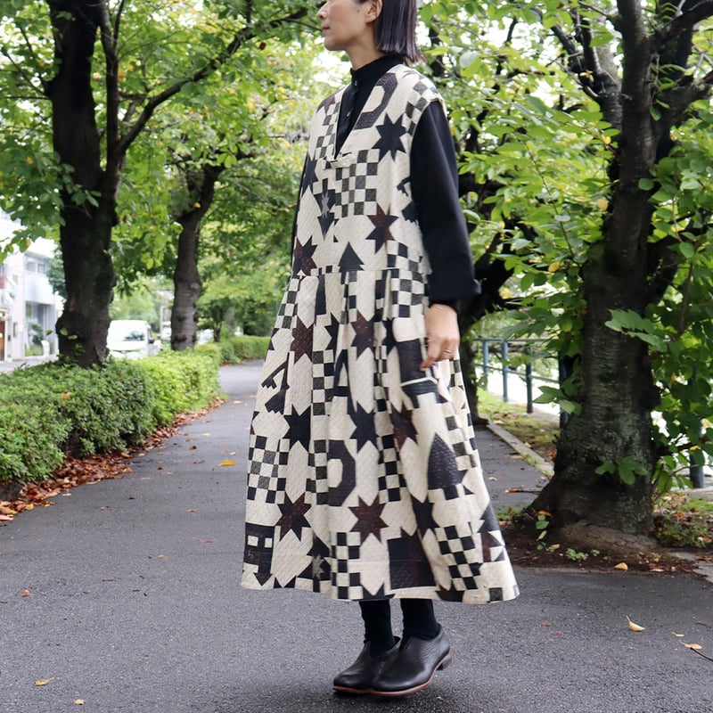 ASEEDONCLOUD アシードンクラウド Map quilt print Study un