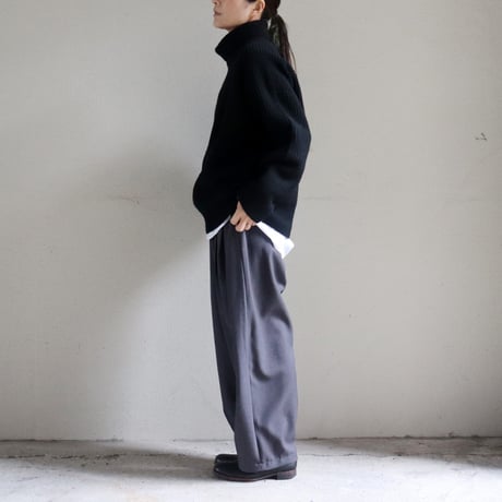 **2026年春夏分到着** TRAVAIL MANUEL トラバイユマニュアル　ドレープツイルバームパンツ 【送料無料】