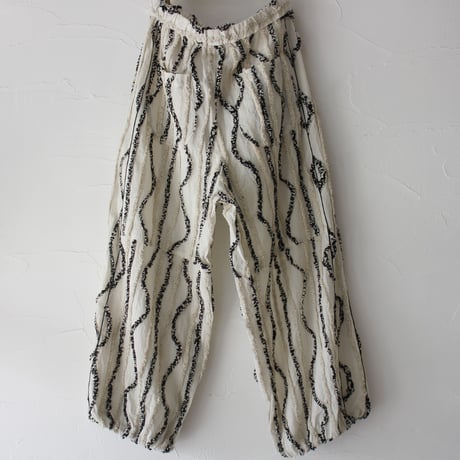 ASEEDONCLOUD アシードンクラウド　Festival cloth Kafusho trousers ＃off white　【送料無料】