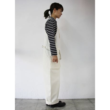 ASEEDONCLOUD アシードンクラウド　Hyouryushi tricotine Shared work wader　#off white　【送料無料】
