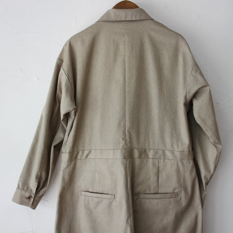 atelier naruse アトリエナルセ コットンカシュクールジャンプスーツ