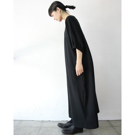 **再入荷** amne アンヌ YOKE dress ヨークドレス  #レッド、ブラック　【送料無料】