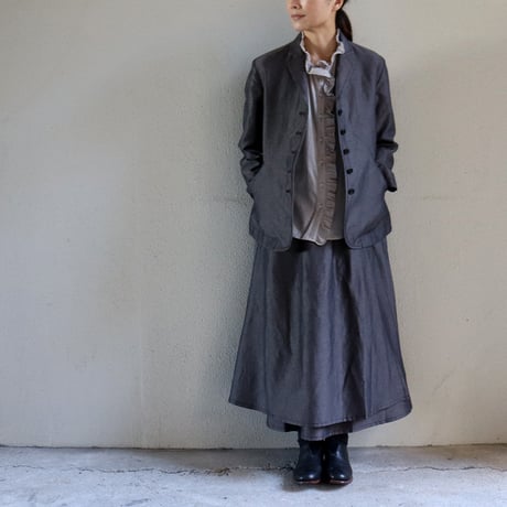 **再入荷** homspun ホームスパン　W/Lジャケット　#ダークブラウン、ブラック　【送料無料】