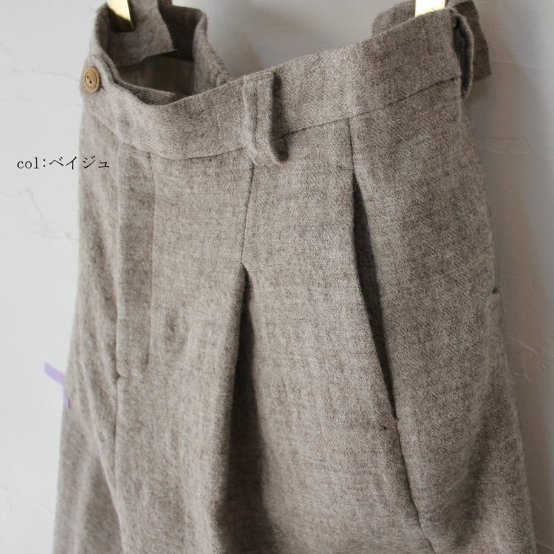 atelier naruse アトリエナルセ シェットランドウールリネンタック