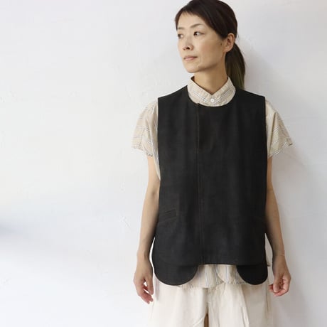 ASEEDONCLOUD アシードンクラウド　Immunity cloth Reseacher waistcoat #Dark brown 【送料無料】