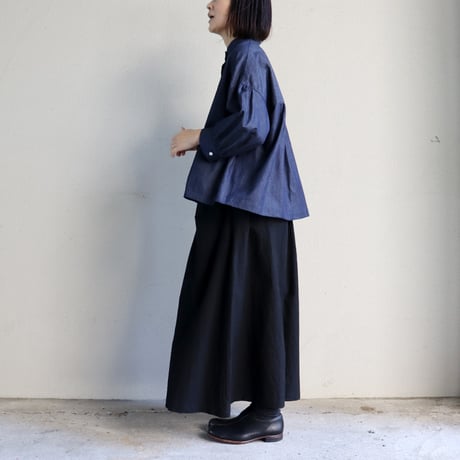 **またまた再々入荷** atelier naruse アトリエナルセ　ダウンプルーフコットンカットインポケットスカート down proof cotton cut-in pocket skirt
