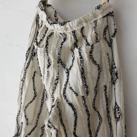 ASEEDONCLOUD アシードンクラウド　Festival cloth Kafusho trousers ＃off white　【送料無料】