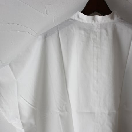 **またまた再入荷** LinenYa リネンヤ　ギザコットンｘスーピマコットンヘンリーネックブラウス