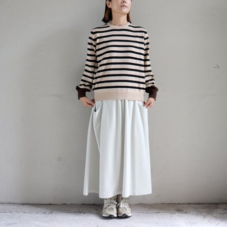 **2025秋冬分到着** atelier naruse アトリエナルセ　 wool punch gather skirt ウールポンチギャザースカート