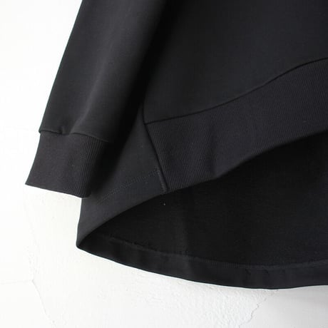 maomade マオメイド　きれいめしっかり裏毛Aラインフード付きプルオーバー