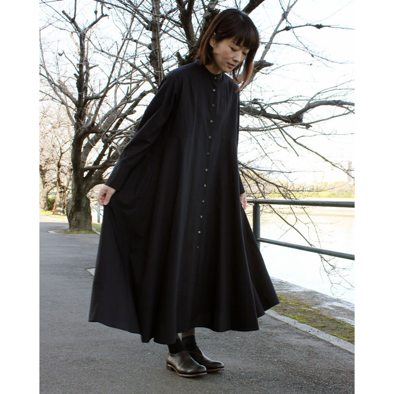 再入荷** SUSURI ススリ キグナスドレス #black , teal 【送料無料】