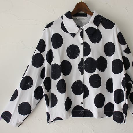 atelier naruse アトリエナルセ　コットンカットソーブラウス　cotton cut&sewn blouse～mizutama～