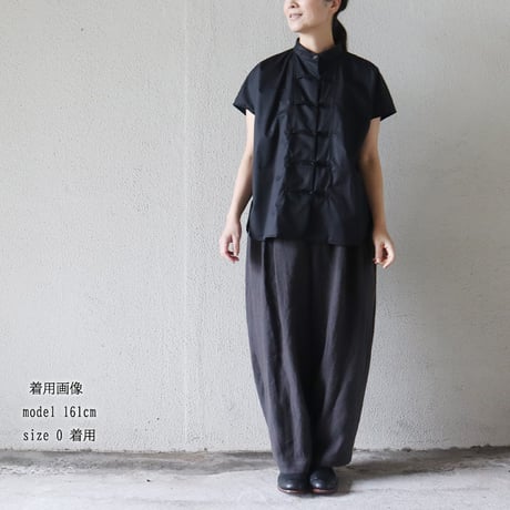 **2026s/s分到着** atelier naruse アトリエナルセ　リネンコクーンダーツパンツ　linen cocoon darts pants　#ベイジュ、チャコール