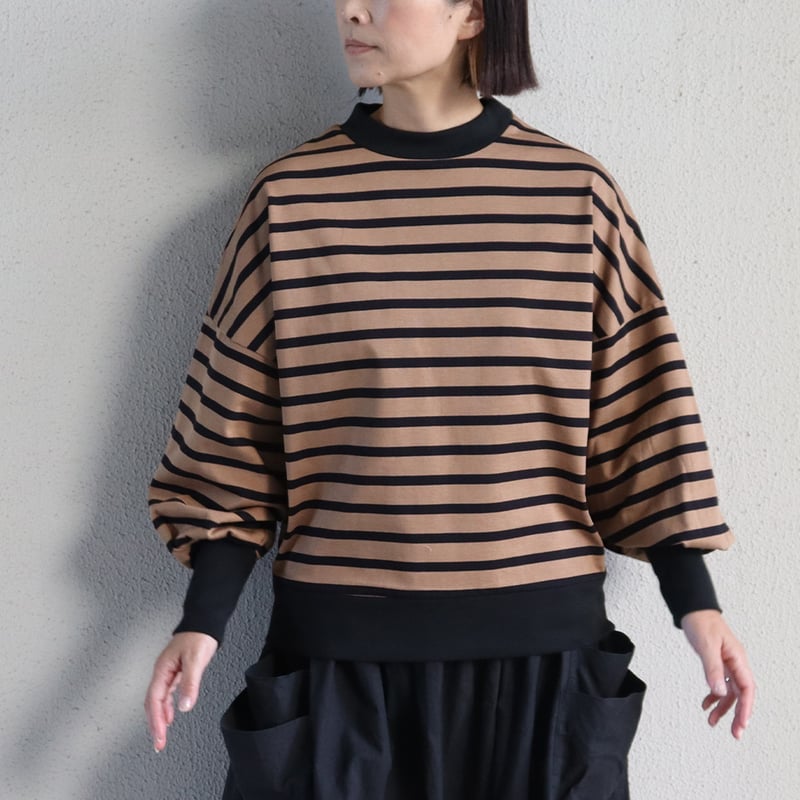 今季新品　MAGALI ハイゲージコットンバスクボーダーカットソー MAGALI｜ハイゲージコットン バスクボーダーカットソー - くらす