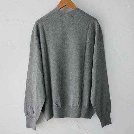 atelier naruse アトリエナルセ　コットンニットカーディガン cotton knit cardigan　#キャメル、グレイ、ブラック