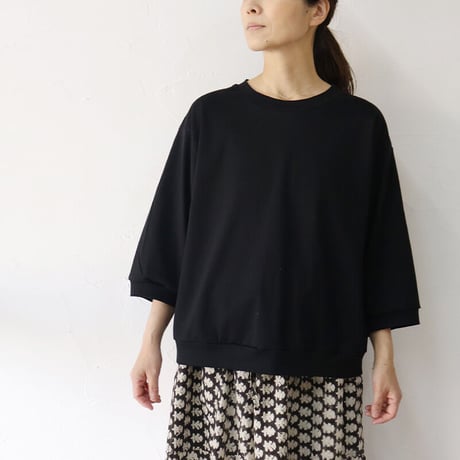 ARTE POVERA アルテポーヴェラ　コンパクトスムース8分袖クループルオーバー　【送料無料】