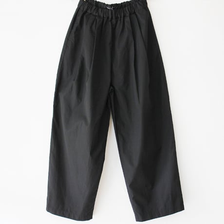 TRAVAIL MANUEL トラバイユマニュアル　コットントロピカルバームパンツ　#ブラック