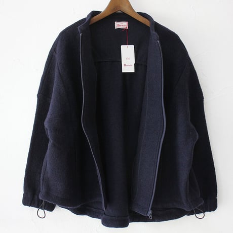 maomade マオメイド　圧縮ウール バックギャザー ジャケット　#ネイビー、ブラック