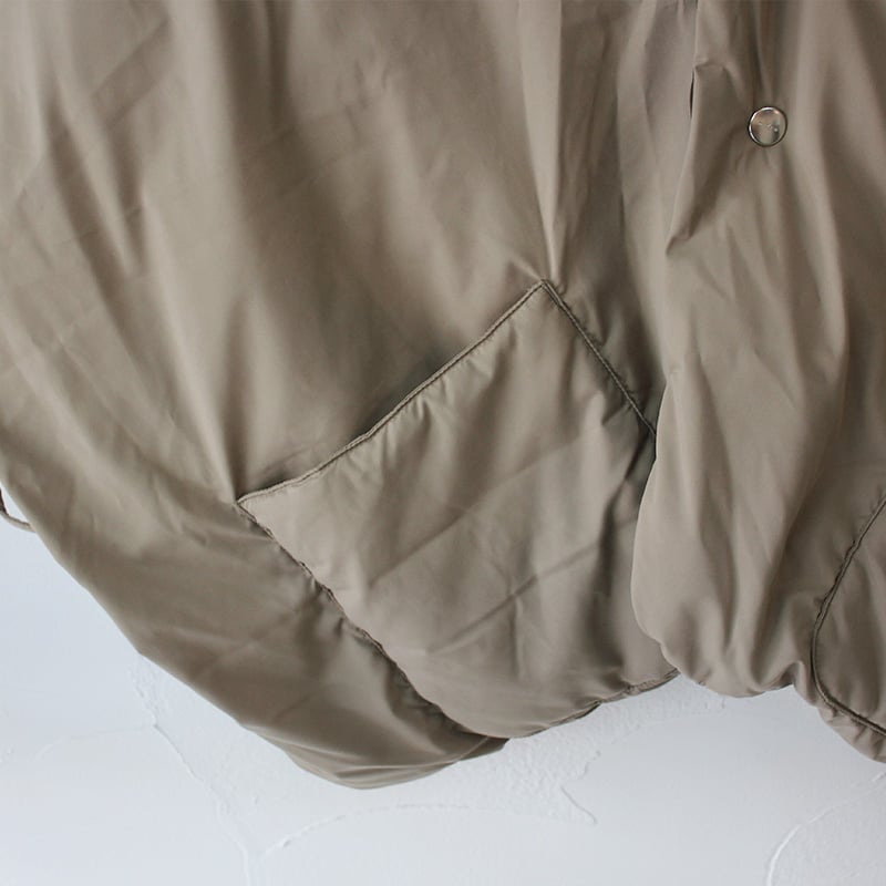 miffew ミフュー REVERSIBLE DOWN CAPE リバーシブルダウン