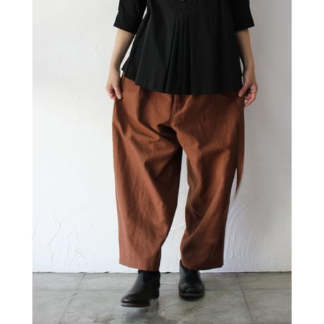 SUSURI　ススリ　ペコラパンツ　＃brown,black 【送料無料】