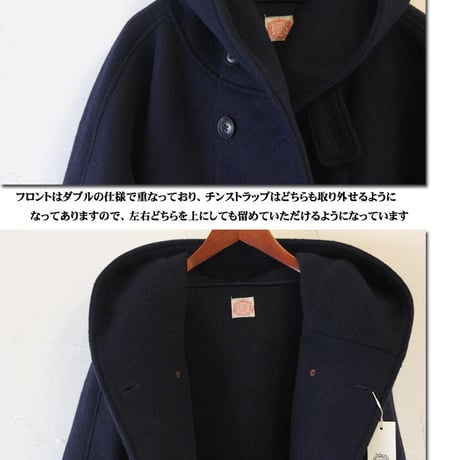 FUNSET OF ART ファンセットオブアート モッサウールLIBREフードコート　♯ネイビー　【送料無料】