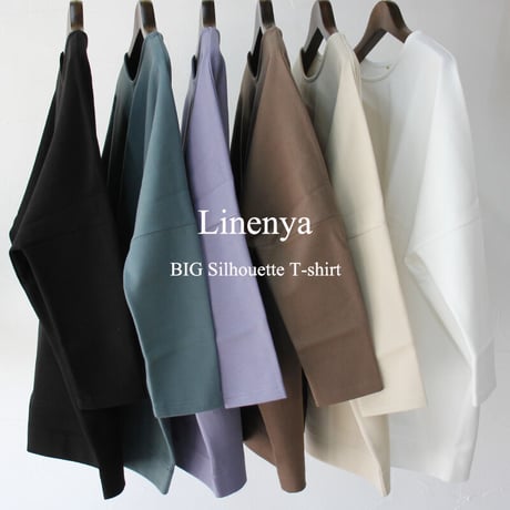 **再入荷** Linenya リネンヤ　BIGシルエットTシャツ　【送料無料】