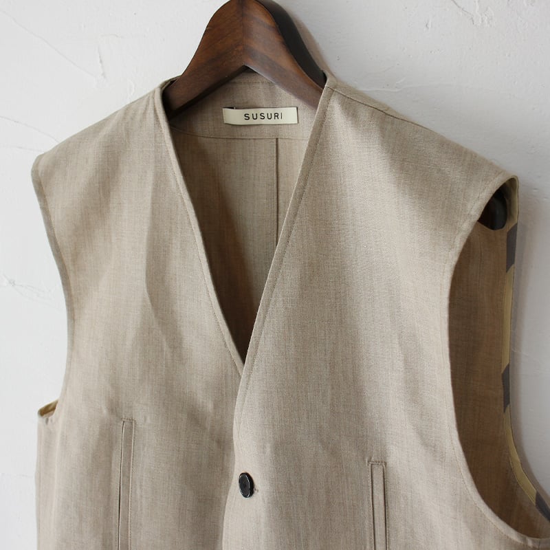 susuri　ススリ　メンズ　ベスト susuriススリメンズベスト