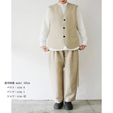 SUSURI ススリ　コネマラパンツ　#beige 【送料無料】