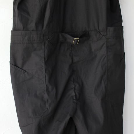 ASEEDONCLOUD　アシードンクラウド　Silky typewritter cloth sakurashi jumpsuit  #ブラック　【送料無料】